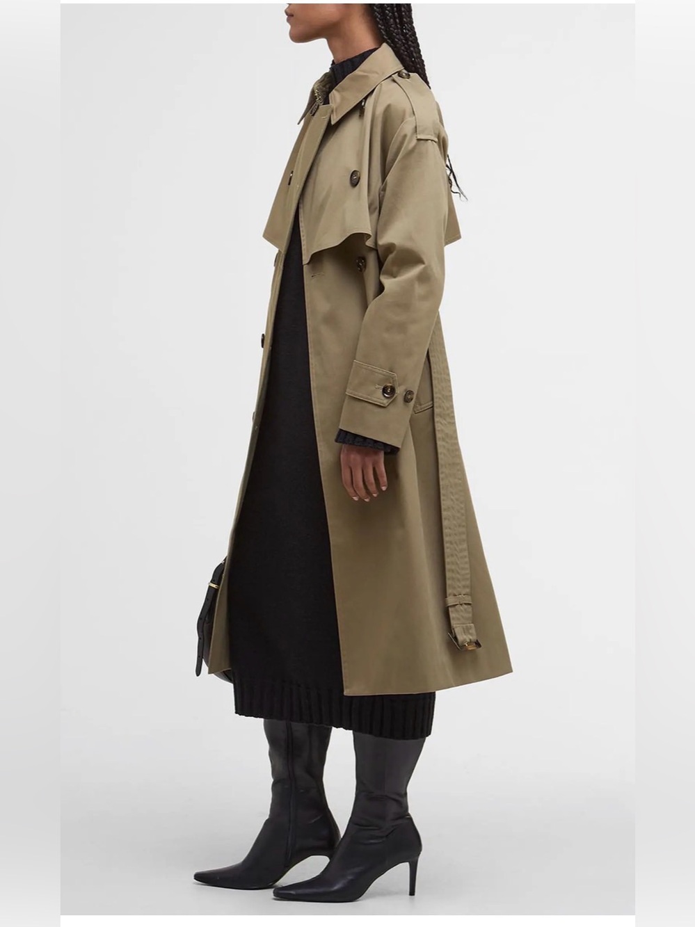Barbour Aoife Belted Water Resistant Trench Coat - Picture 11 of 13